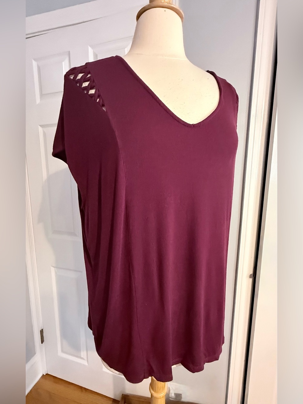 Torrid Crisscross shoulder T-Shirt